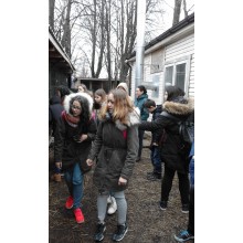 7b klasės išvyka į gyvūnų prieglaudą „Linksmosios pėdutės“