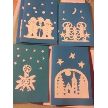 Kalėdinis anglų kalbos projektas „Christmas cards in different languages“